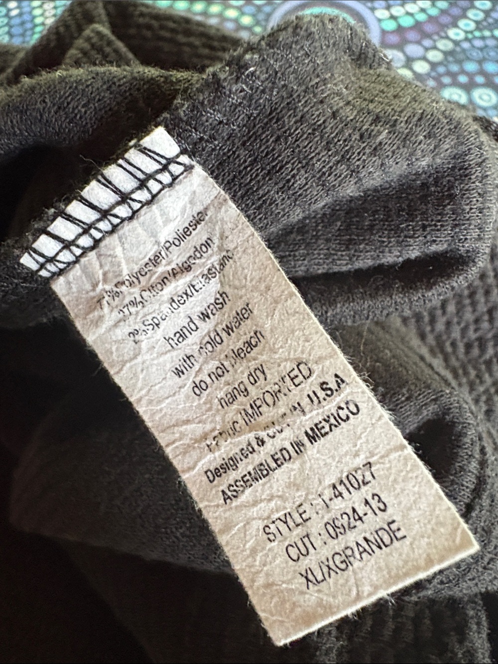 Black Sleeveless Mock Neck Top - Picture 6 of 6